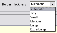 Label thickness choice